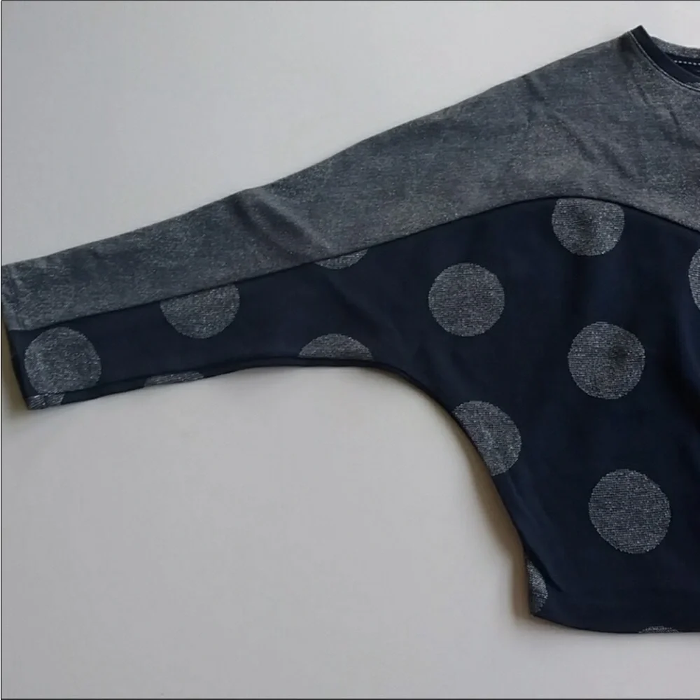 ANTHROPOLOGIE Postmark Polka Dot Cropped Shirt - Picture 7 of 12